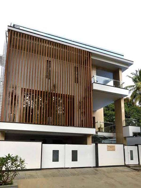 Elevation Work, For House In Iron